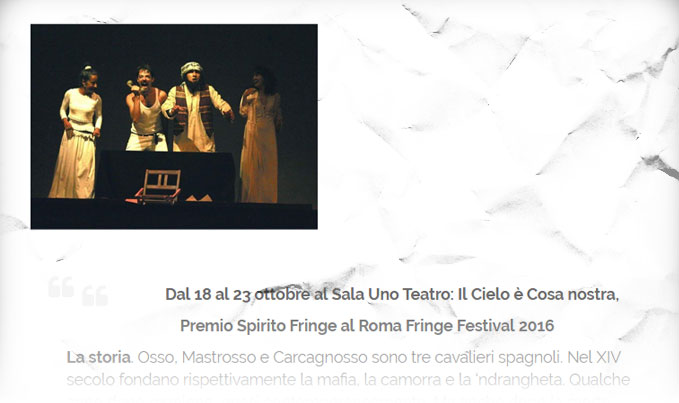 Il cielo è cosa nostra. Romafringefestival